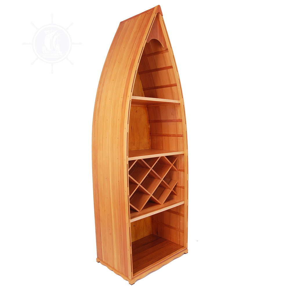 Canoe Wine Shelf New 5ft Tall