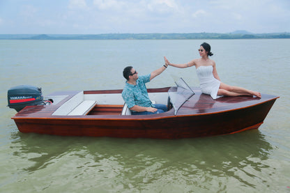 Chris Craft Design Classic Wooden Runabout Boat 14.5 Foot - Custom Build Deposit