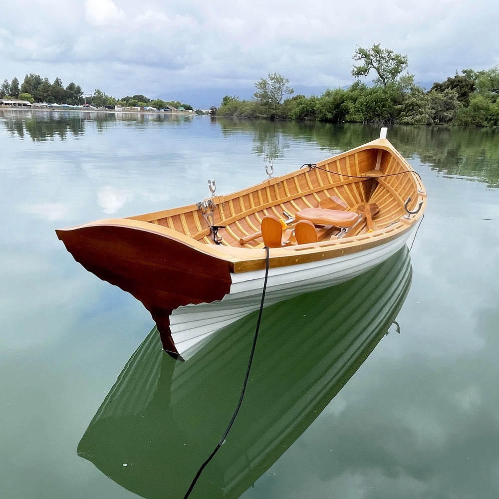 12' Wooden Whitehall Rowboat with Gelcoat reinforcement