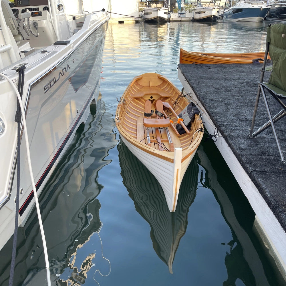 12' Wooden Whitehall Rowboat with Gelcoat reinforcement