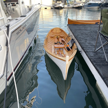 12' Wooden Whitehall Rowboat with Gelcoat reinforcement