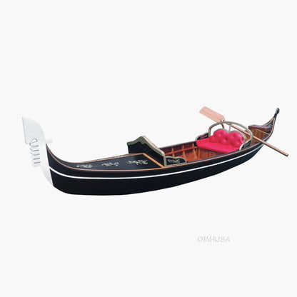 Venetian Gondola Wooden Boat 15ft