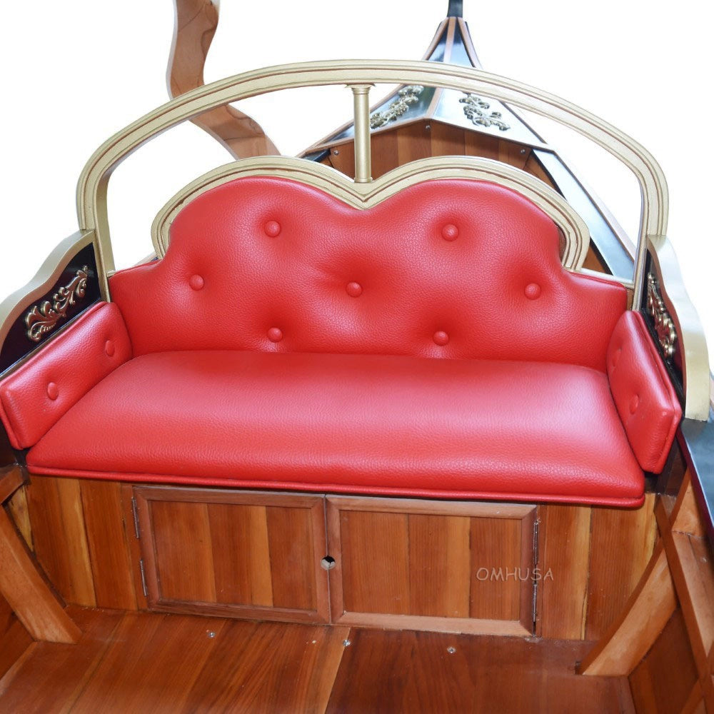 Venetian Gondola Wooden Boat 15ft