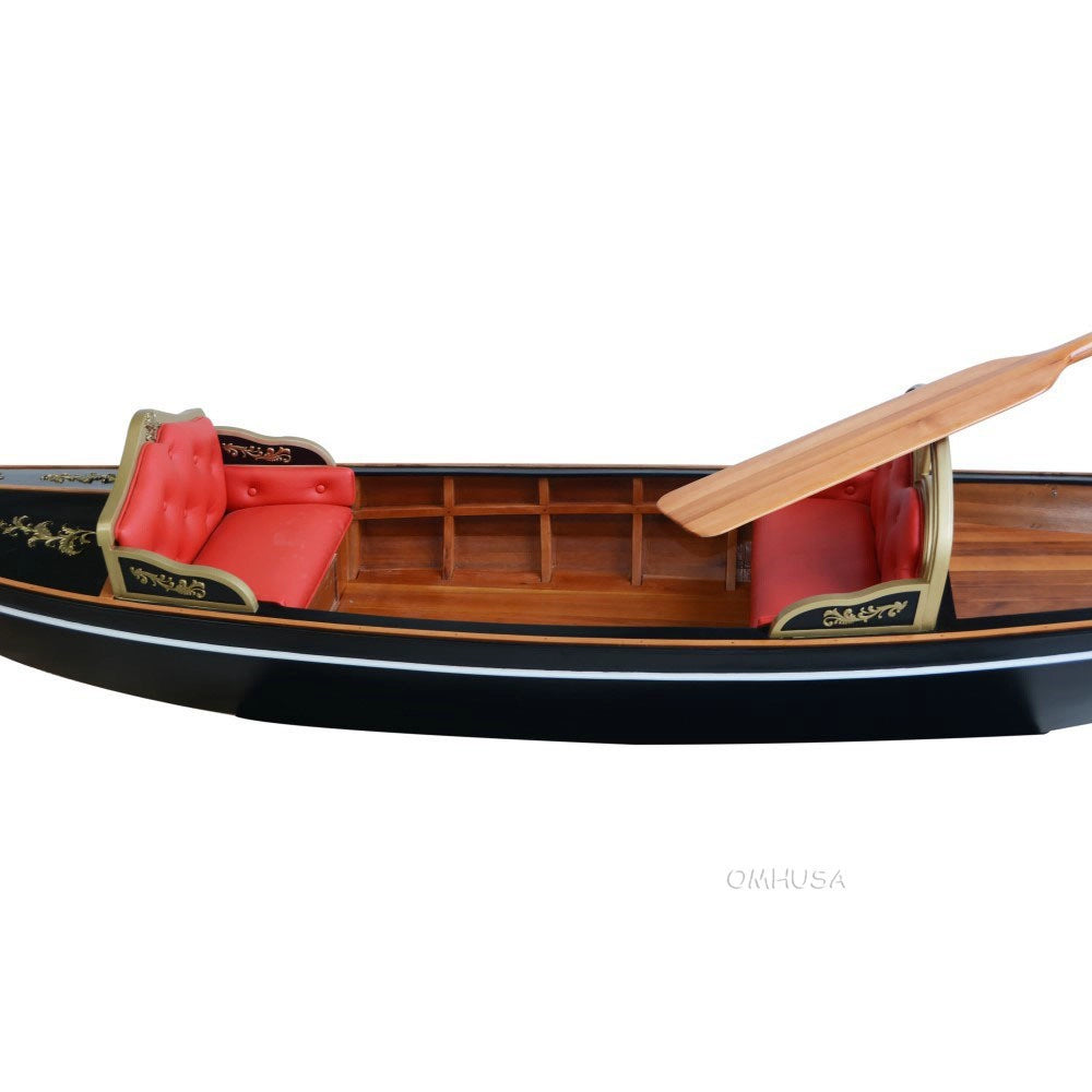Venetian Gondola Wooden Boat 15ft