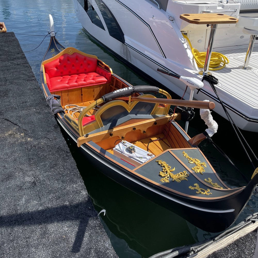 Venetian Gondola Wooden Boat 15ft