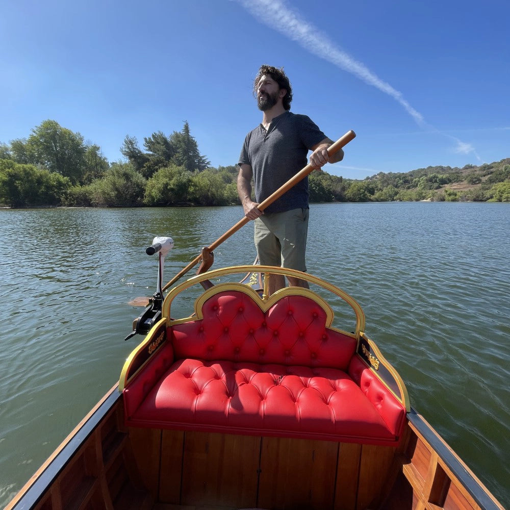 Venetian Gondola Wooden Boat 15ft