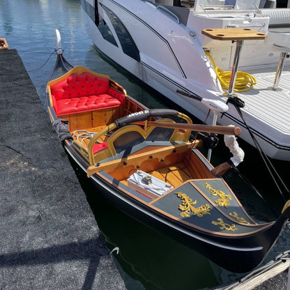 Venetian Gondola Wooden Boat 15ft