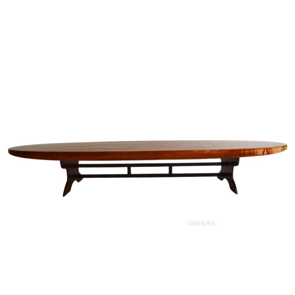 Wooden Single Paddle Board Coffe Table 18.5 Inches tall