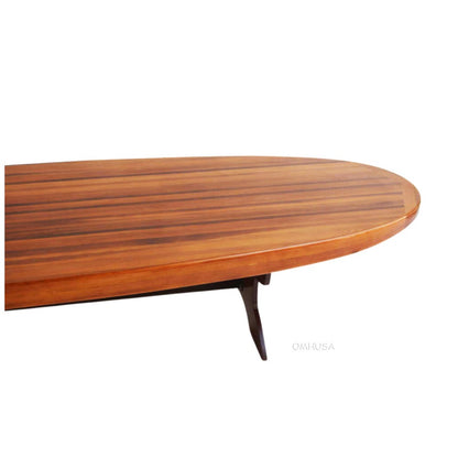 Wooden Single Paddle Board Coffe Table 18.5 Inches tall