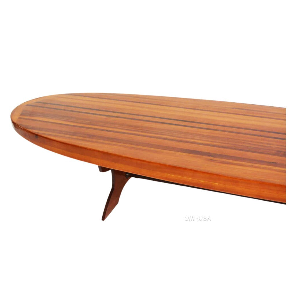 Wooden Single Paddle Board Coffe Table 18.5 Inches tall