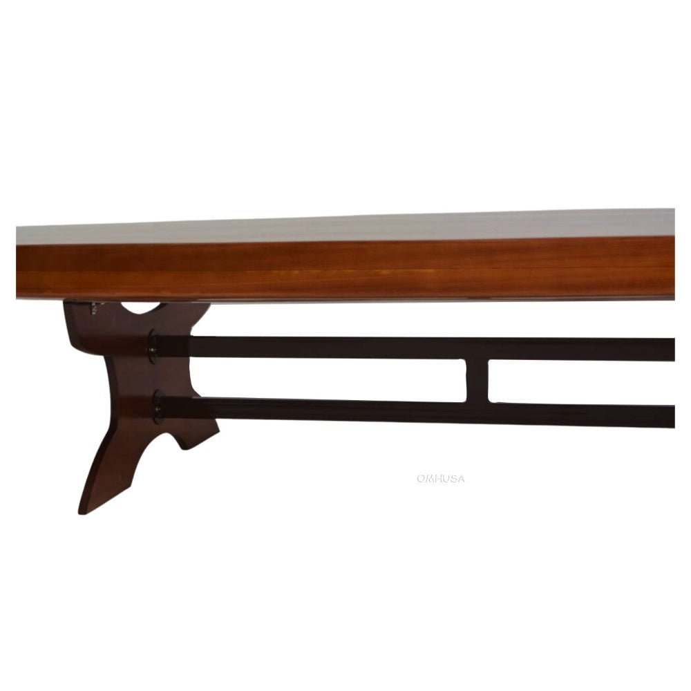 Wooden Single Paddle Board Coffe Table 18.5 Inches tall