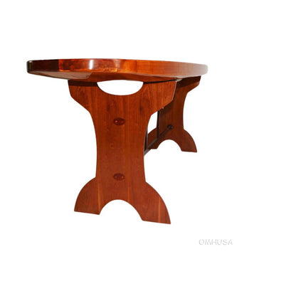 Wooden Single Paddle Board Bar Table 39.4 Inches Tall