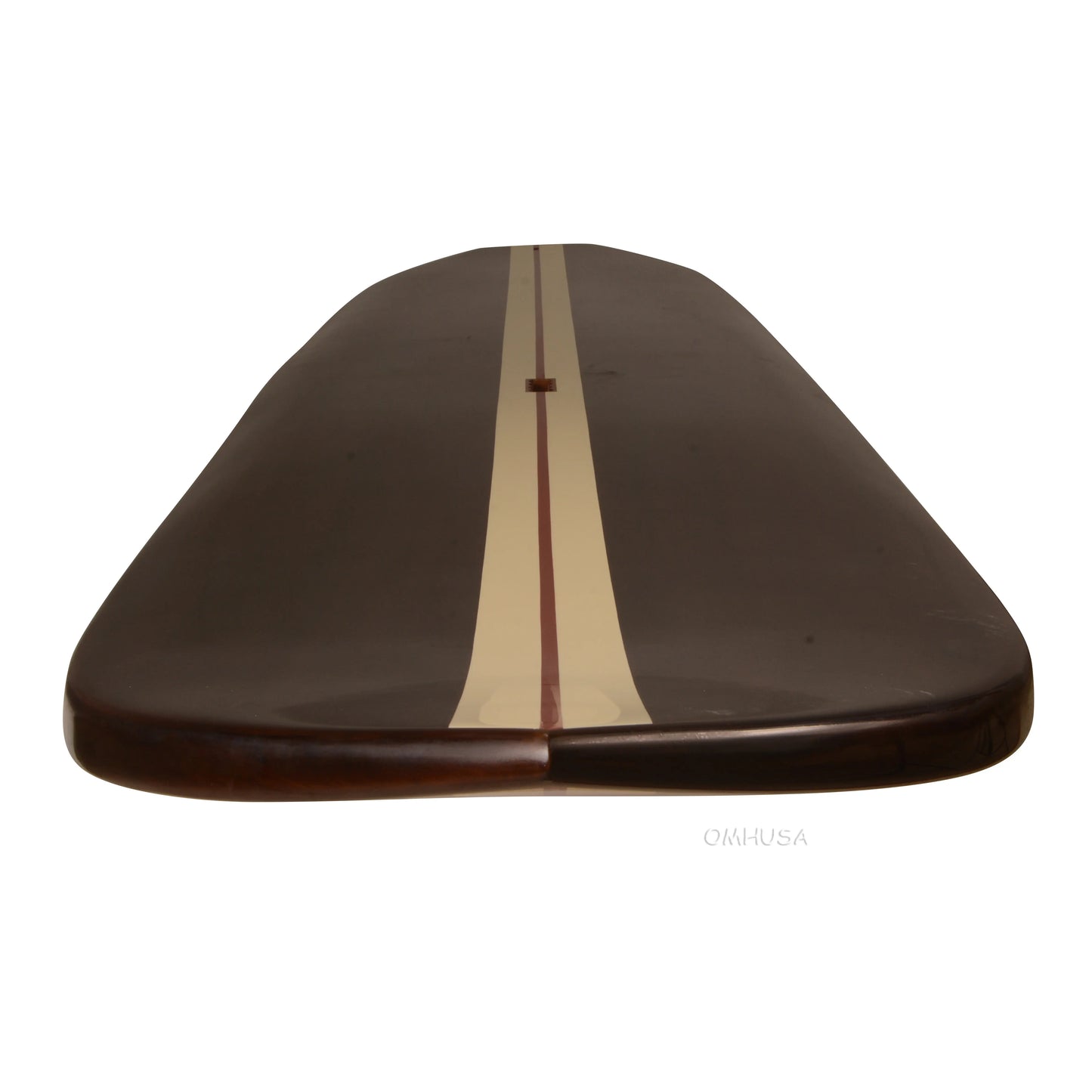 Paddle Board in Dark Painted Wood 11ft with 1 fin