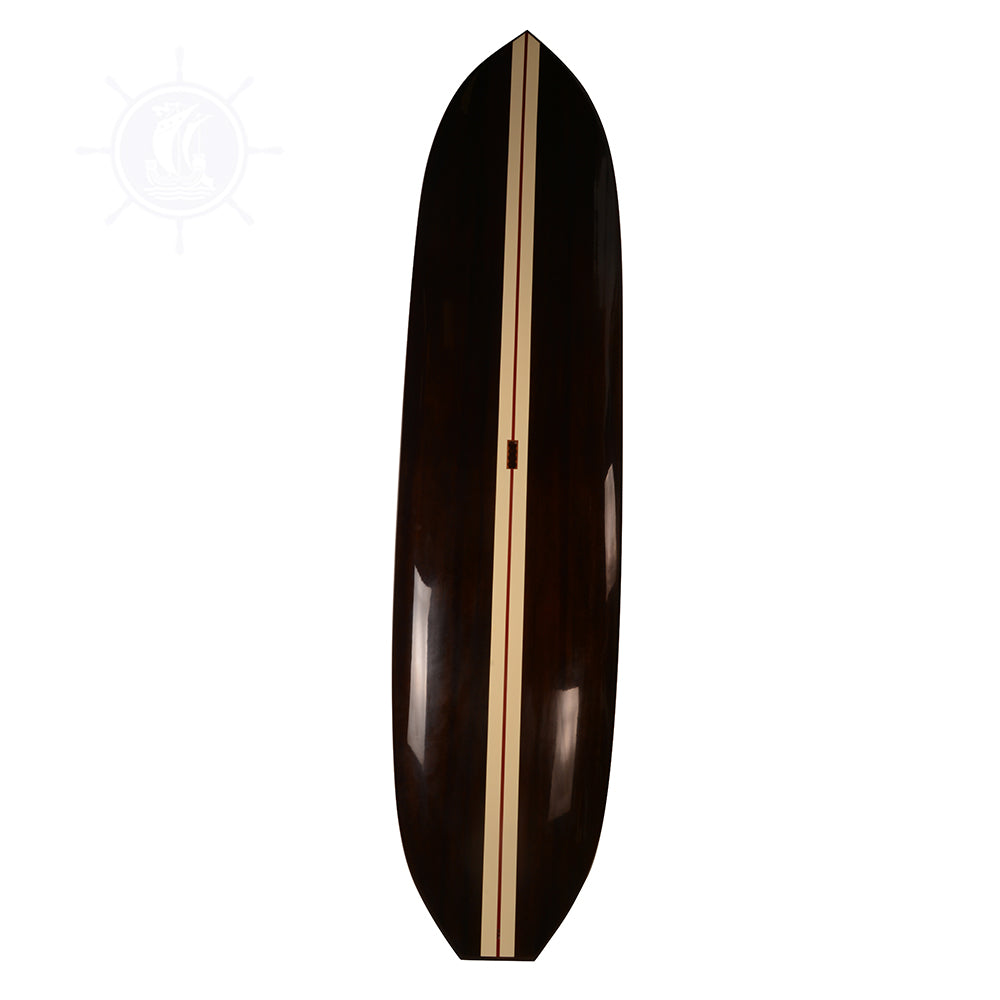Paddle Board in Dark Painted Wood 11ft with 1 fin