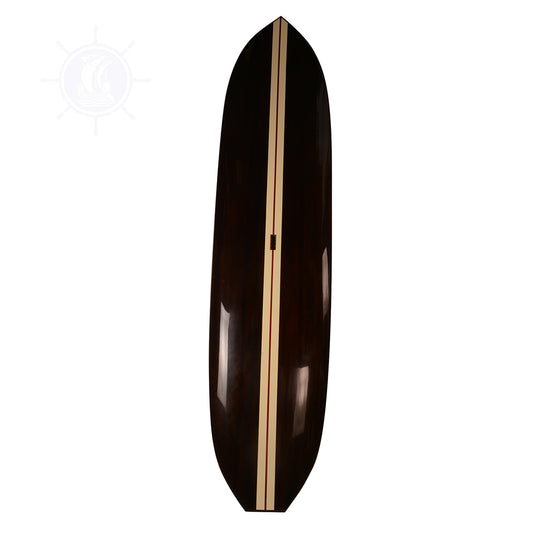 Paddle Board in Dark Painted Wood 11ft with 1 fin