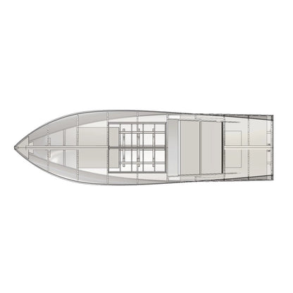Lorraine Hacker Designed 16ft Custom Built Wooden Boat