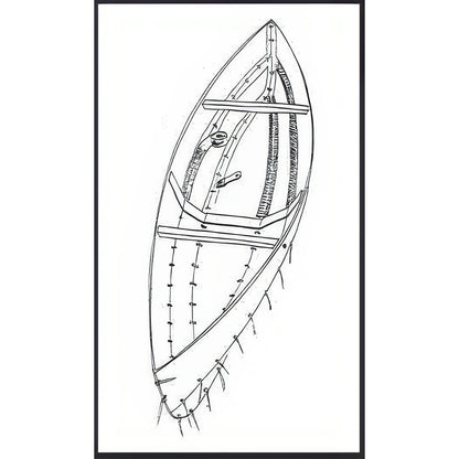 Eureka 155 15.5Ft Canoe Custom Built Wooden Boat