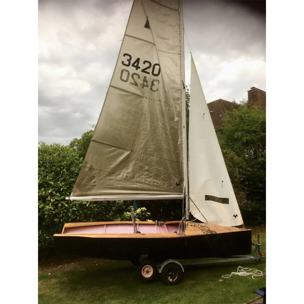 Wooden Merlin Rocket Racing Dinghy 14Ft Custom Built Wooden Boat