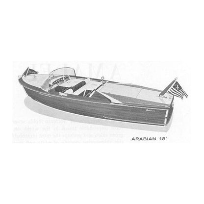 Century Arabian 19ft Custom Built Wooden Boat