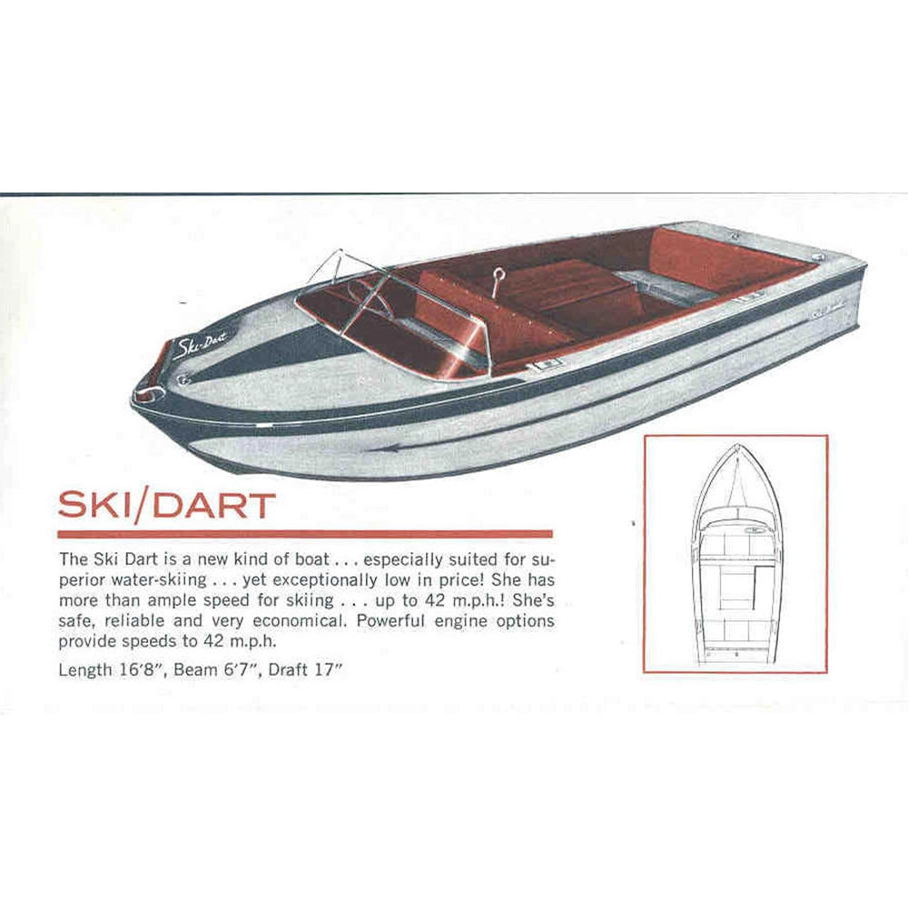 Ski-Dart 17ft (1960) Custom Built Wooden Boat