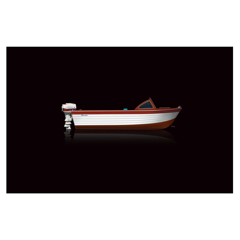 Thompson Torpedo Runabout 14ft Custom Built Wooden Boat