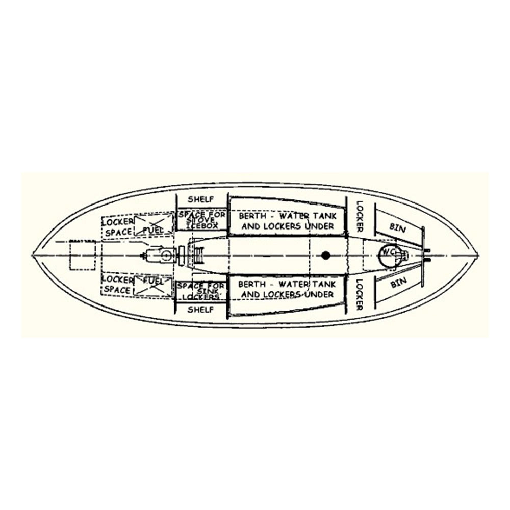 23ft "Heart's Desire II 1976" Atkin-Inspired Wooden Boat | Custom Build Consultation Deposit