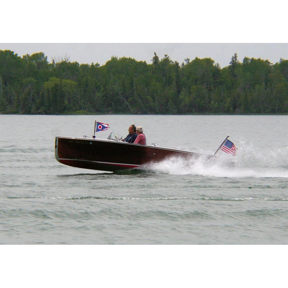 Glen L Biscayne 18ft Custom Built Wooden Boat