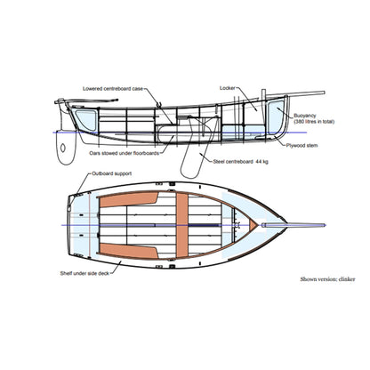 Beg-Meil 14ft Custom Built Wooden Boat