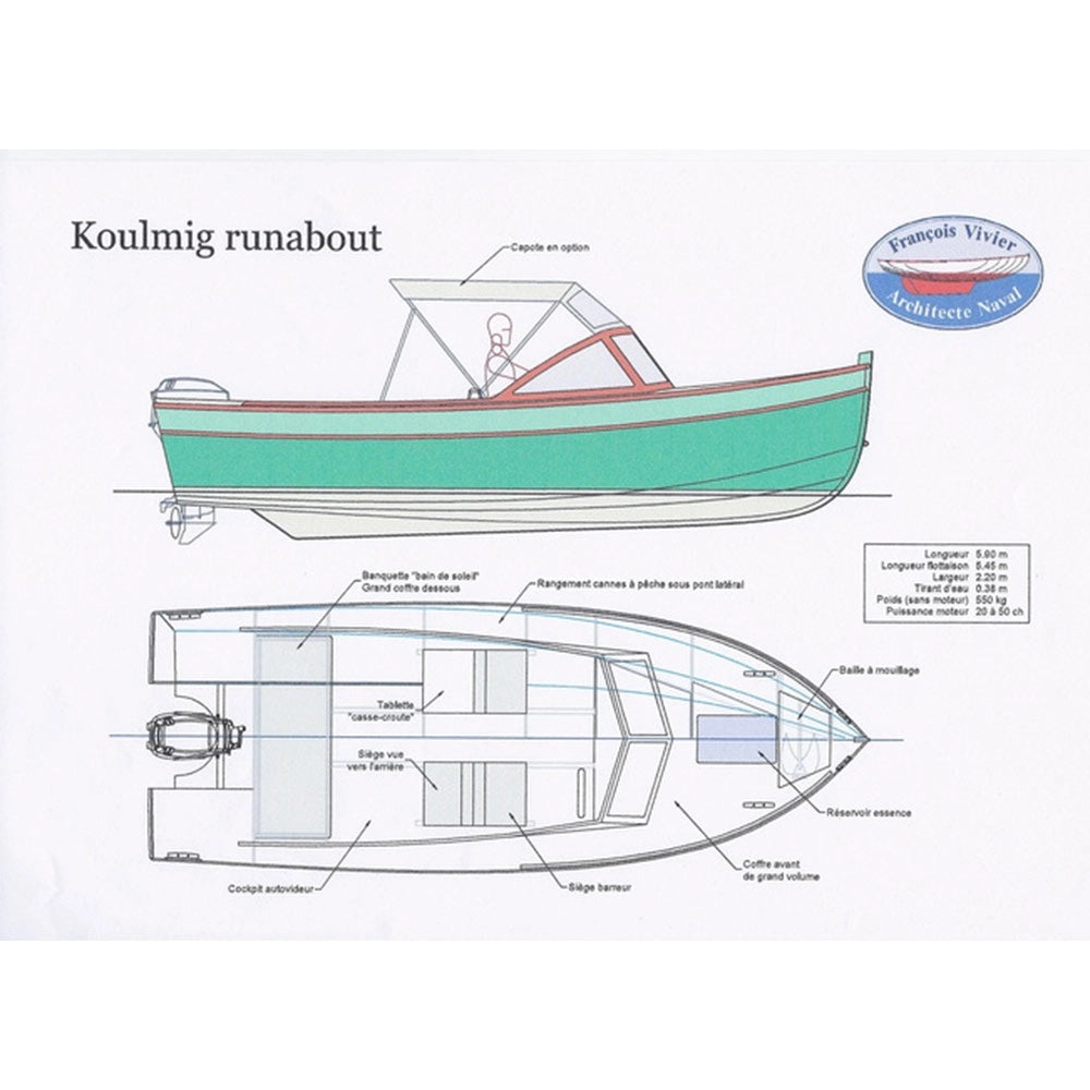 20ft "Koulmig" Wooden Runabout | Custom Build Consultation Deposit