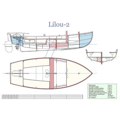 Lilou 2 16ft Custom Built Wooden Boat