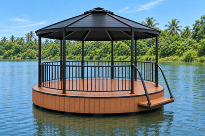 Gazébo flottant circulaire