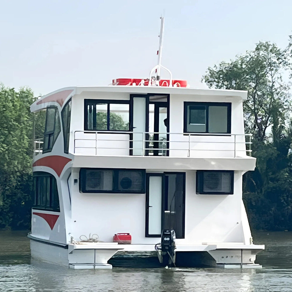 HOUSEBOAT 41ft Custom Build & Factory Visit with Luxury Travel Experience