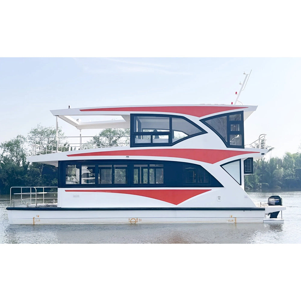HOUSEBOAT 41ft Custom Build & Factory Visit with Luxury Travel Experience
