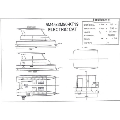 Electric Catamaran 26