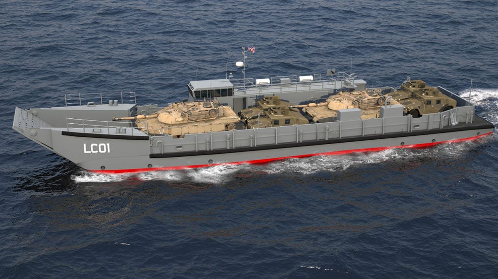 The LCU-1700 (Landing Craft Utility 1700) 36 Inches Ship Model
