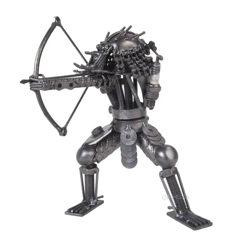 Metal Predator with Bow & Arrow