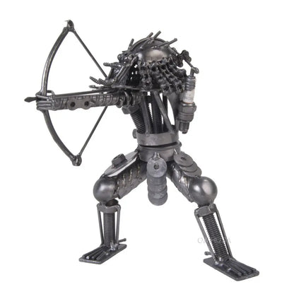 Metal Predator with Bow & Arrow