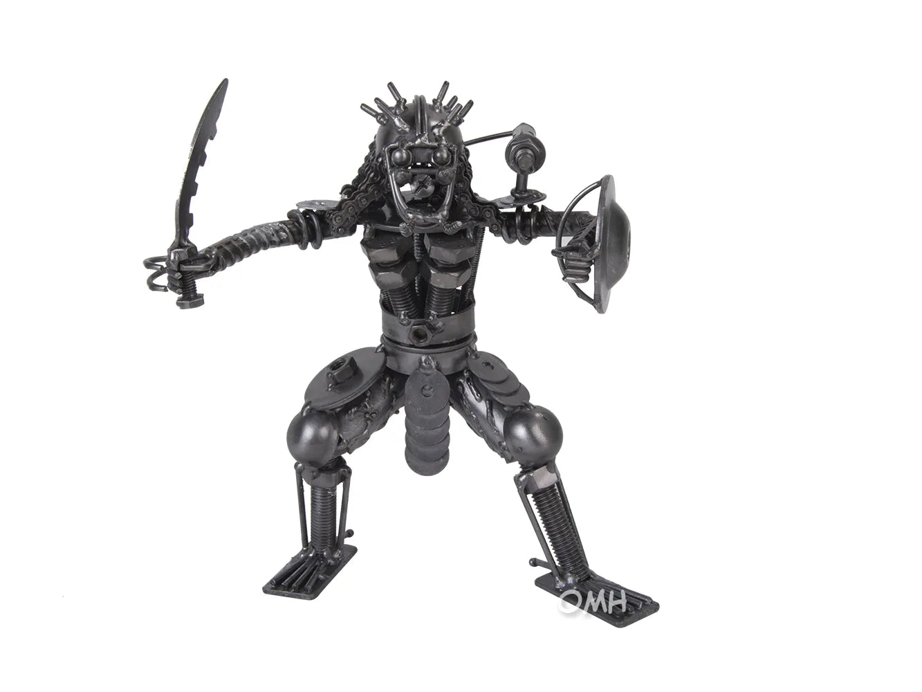 Metal Predator with Shield & Sword