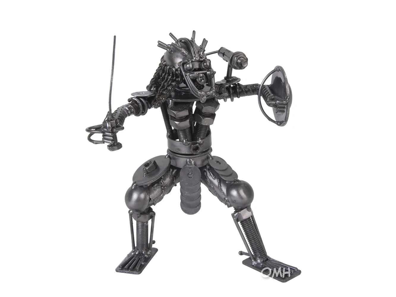 Metal Predator with Shield & Sword