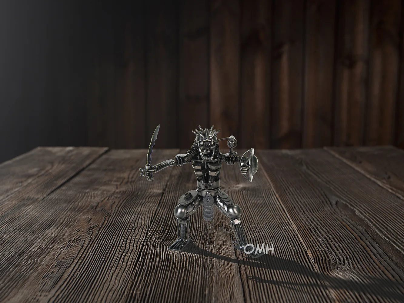 Metal Predator with Shield & Sword