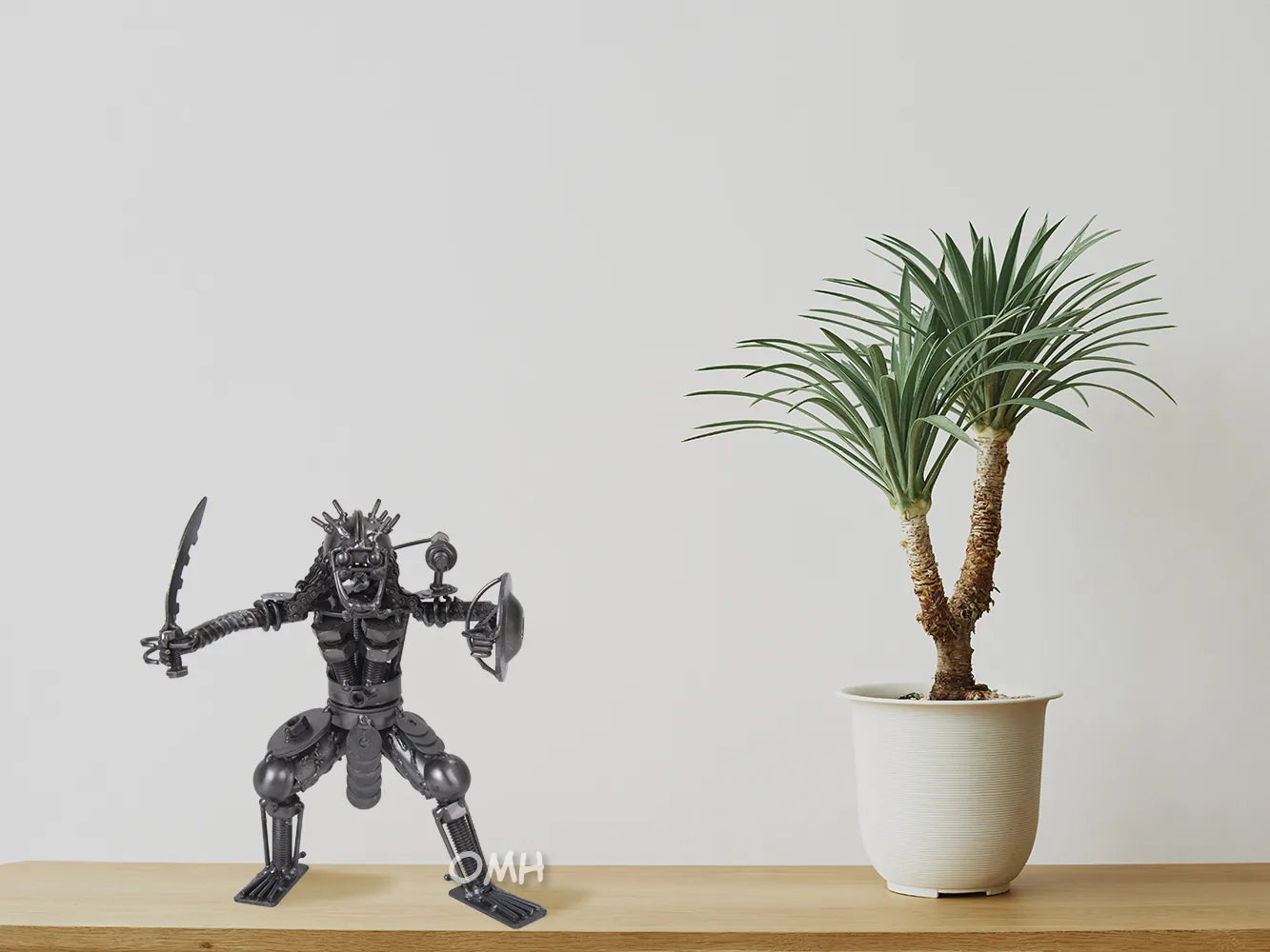 Metal Predator with Shield & Sword