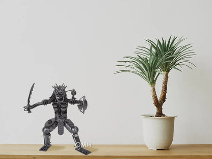 Metal Predator with Shield & Sword