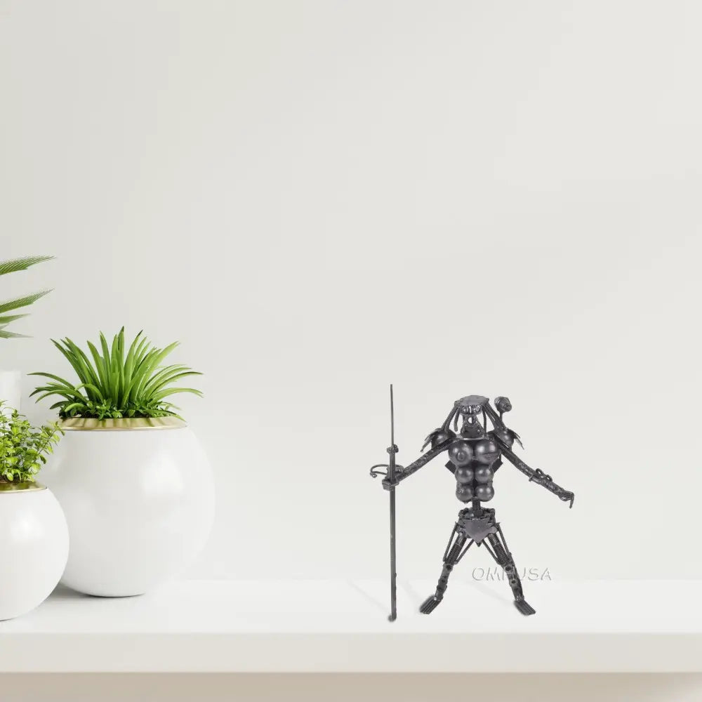 Metal Predator with Spear