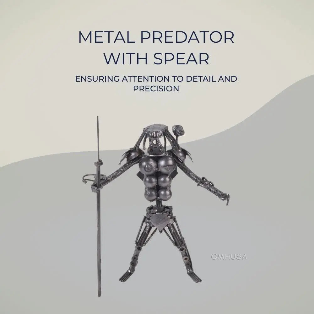Metal Predator with Spear