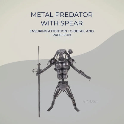 Metal Predator with Spear
