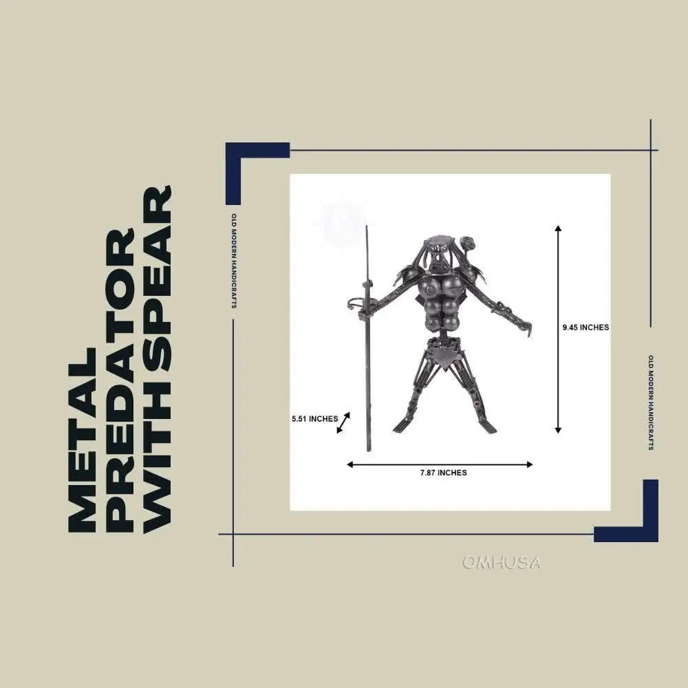 Metal Predator with Spear