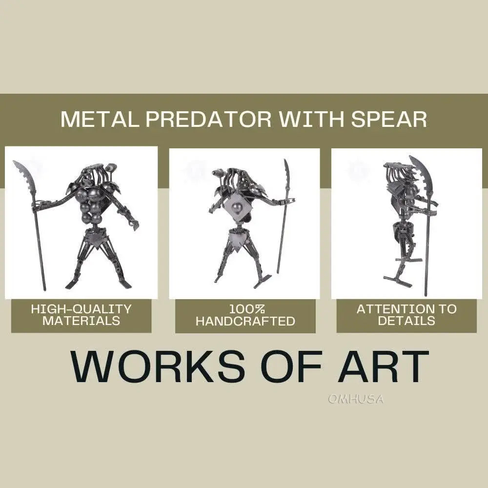 Metal Predator with Spear