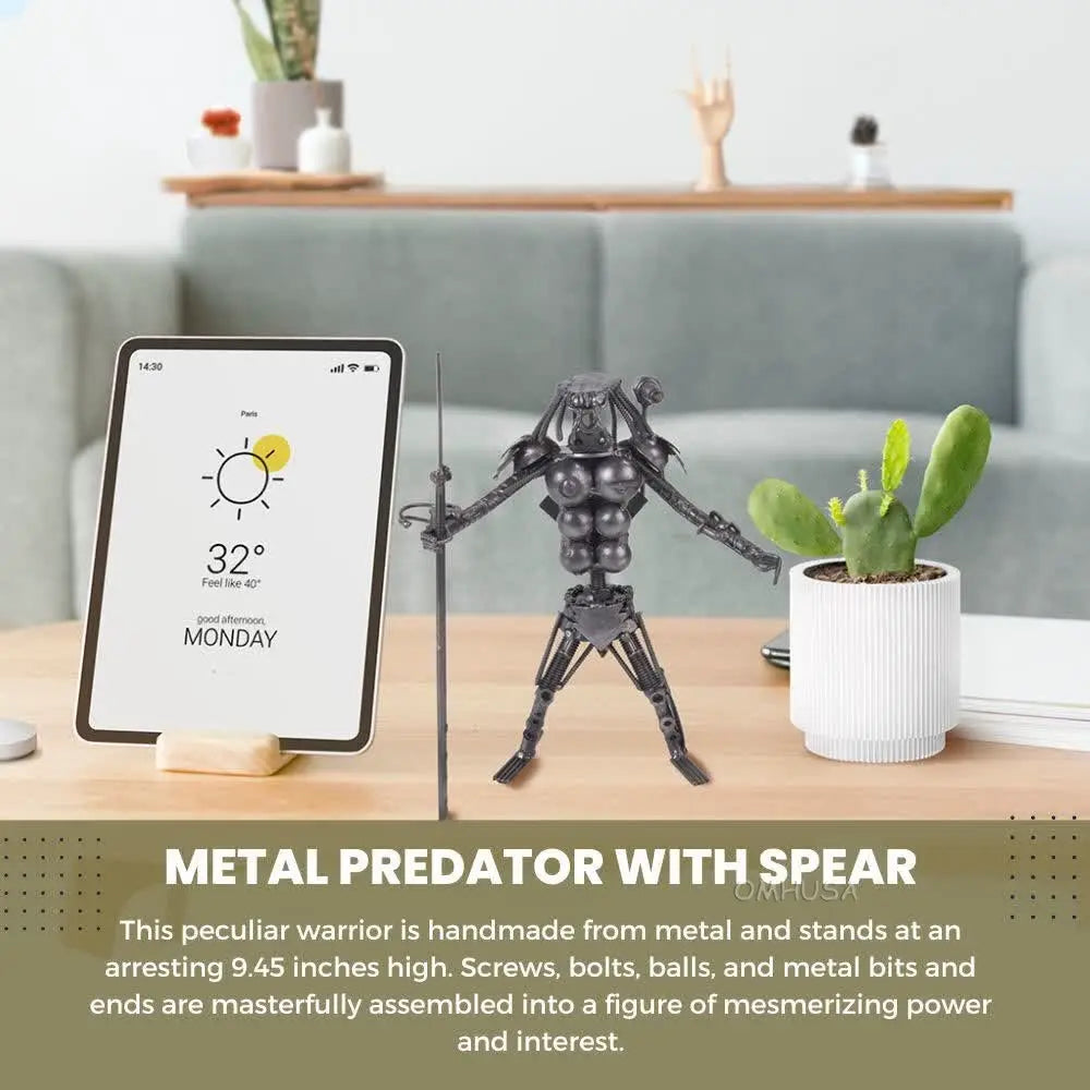 Metal Predator with Spear