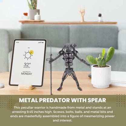 Metal Predator with Spear