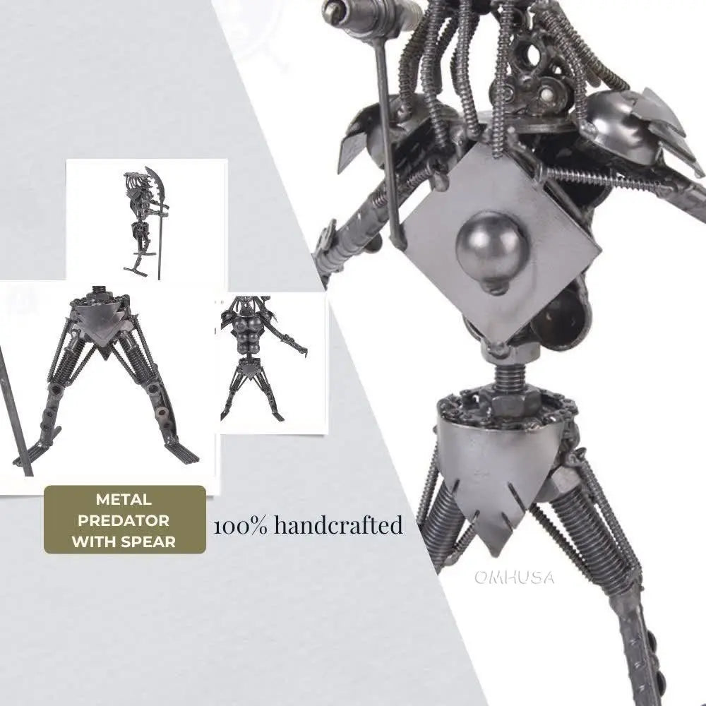 Metal Predator with Spear